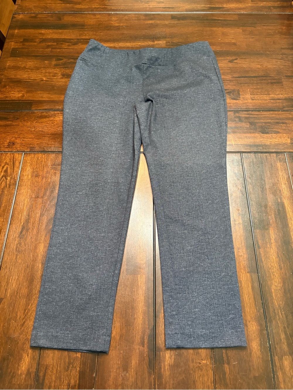 Jules & Leopold Navy/Gray heathered straight leg pants in size L